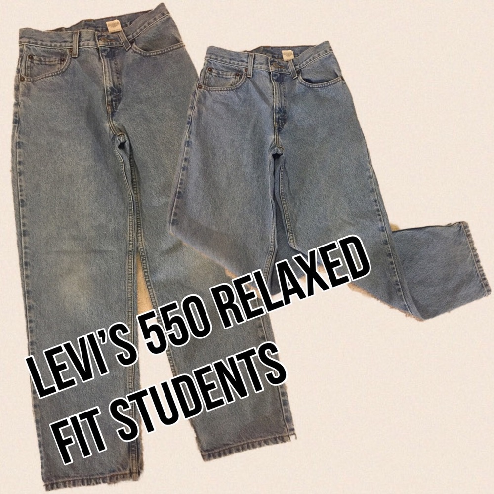 Levi’s 550 relaxed fit student denim jeans